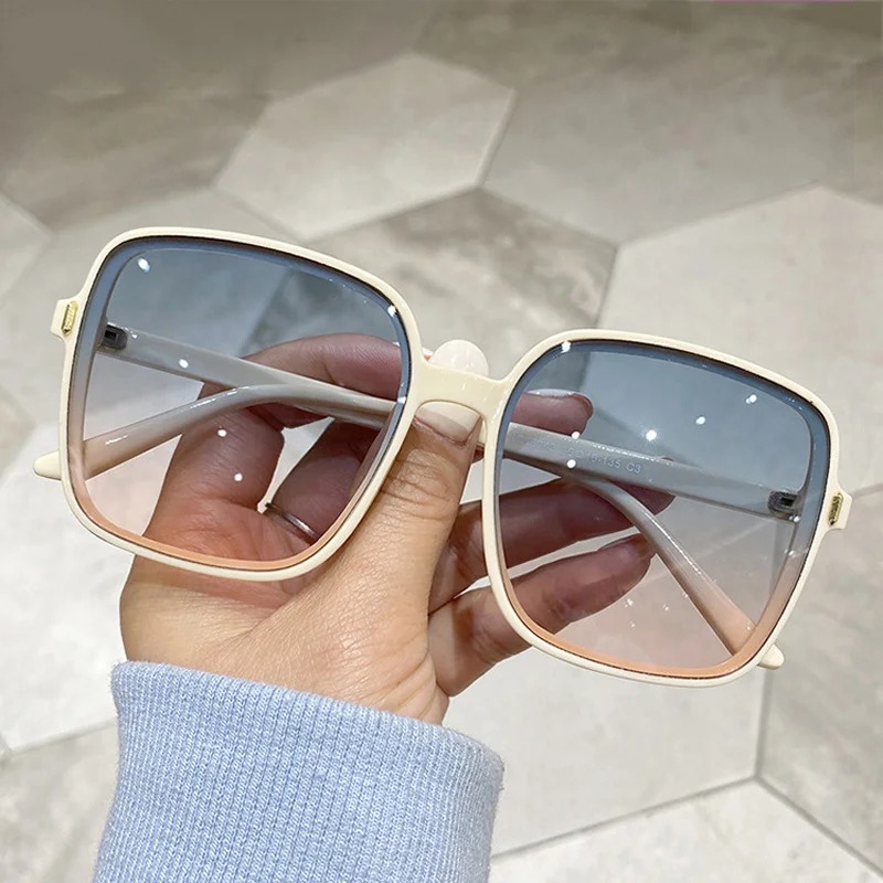 Luxury Lifestyle Store - Винтажные квадратные солнцезащитные очки оверсайз для